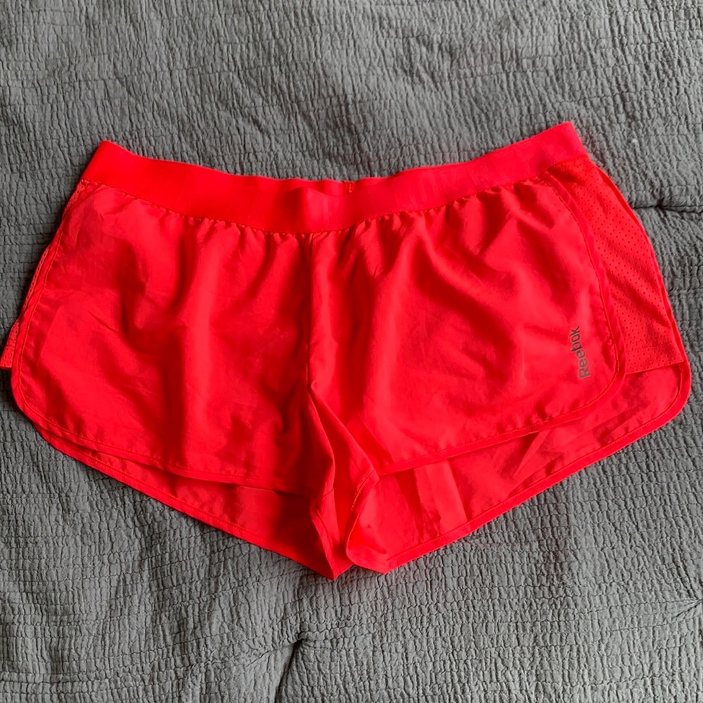 Reebok Shorts neon red
